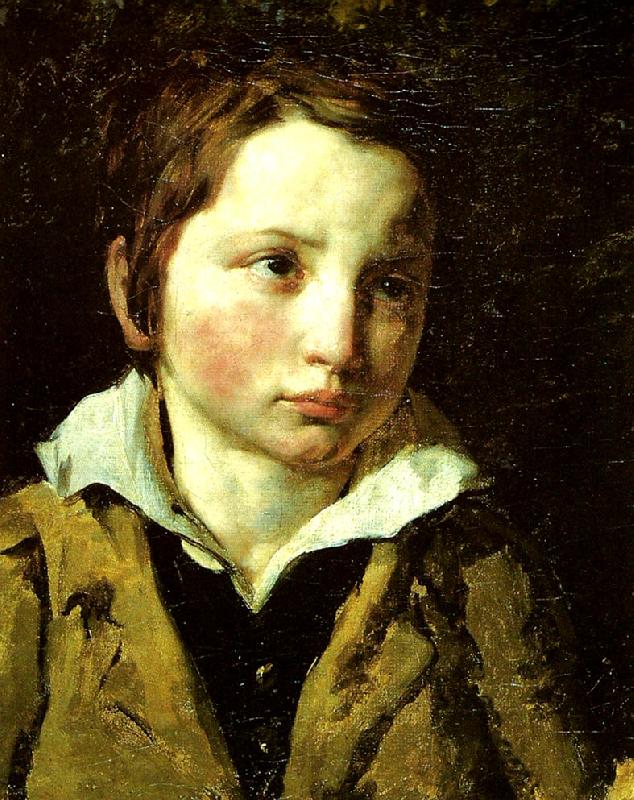 Theodore   Gericault jeune garcon Sweden oil painting art